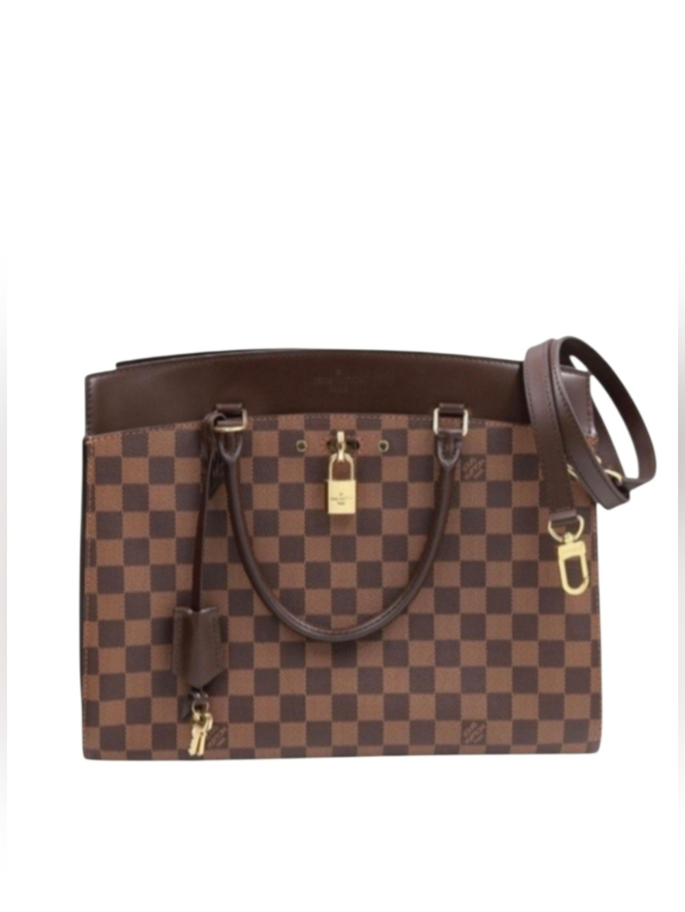 Louis Vuitton (Vintage) Damier Ebene Rivoli MM Handbag-EUC